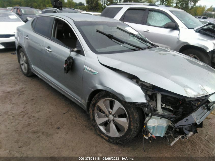 2014 KIA OPTIMA HYBRID EX - KNAGN4AD7E5076735