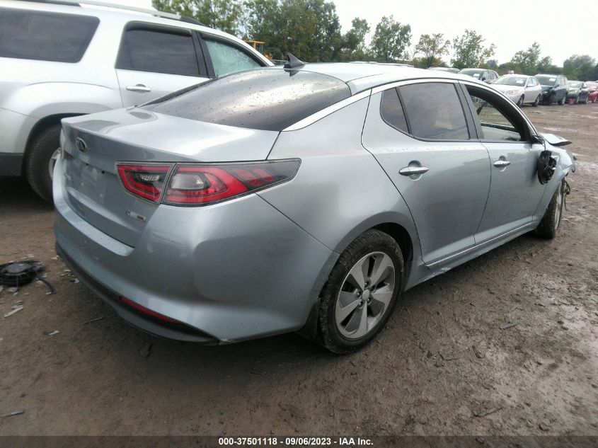 2014 KIA OPTIMA HYBRID EX - KNAGN4AD7E5076735