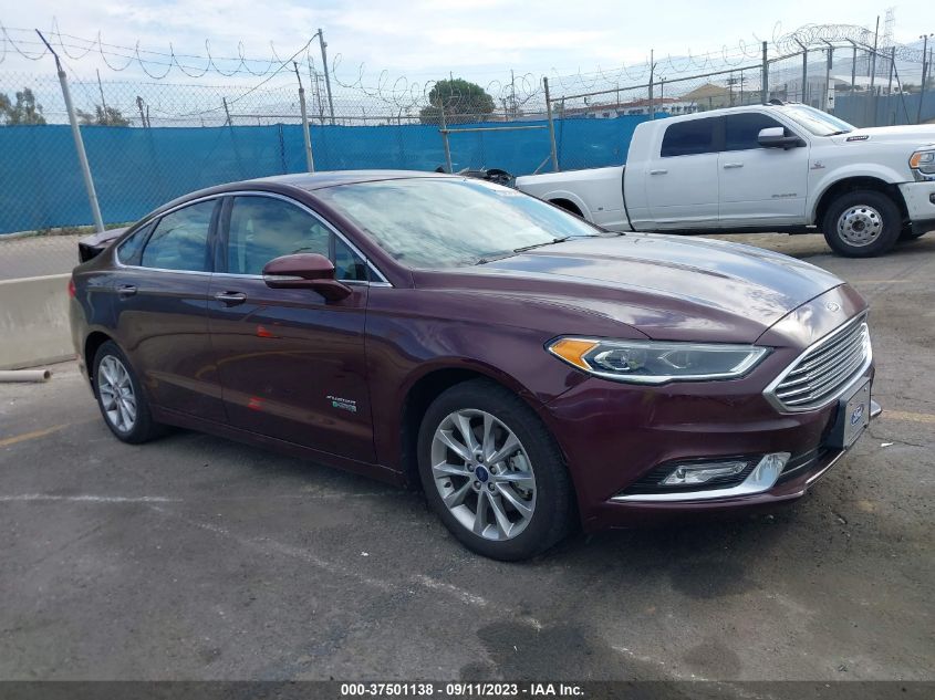 2017 FORD FUSION ENERGI TITANIUM/PLATINUM - 3FA6P0SU1HR275769