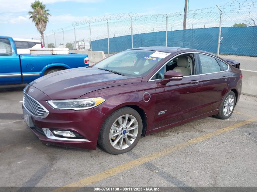2017 FORD FUSION ENERGI TITANIUM/PLATINUM - 3FA6P0SU1HR275769