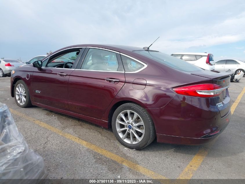 2017 FORD FUSION ENERGI TITANIUM/PLATINUM - 3FA6P0SU1HR275769