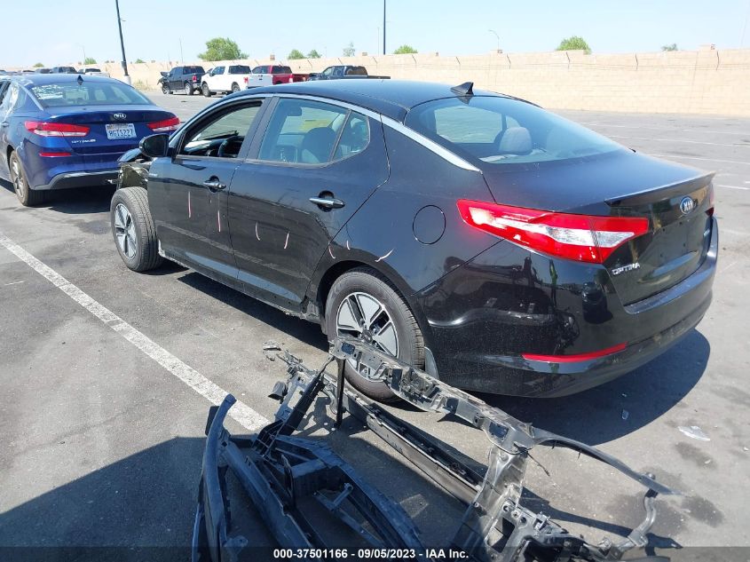 2013 KIA OPTIMA HYBRID LX - KNAGM4AD5D5062348