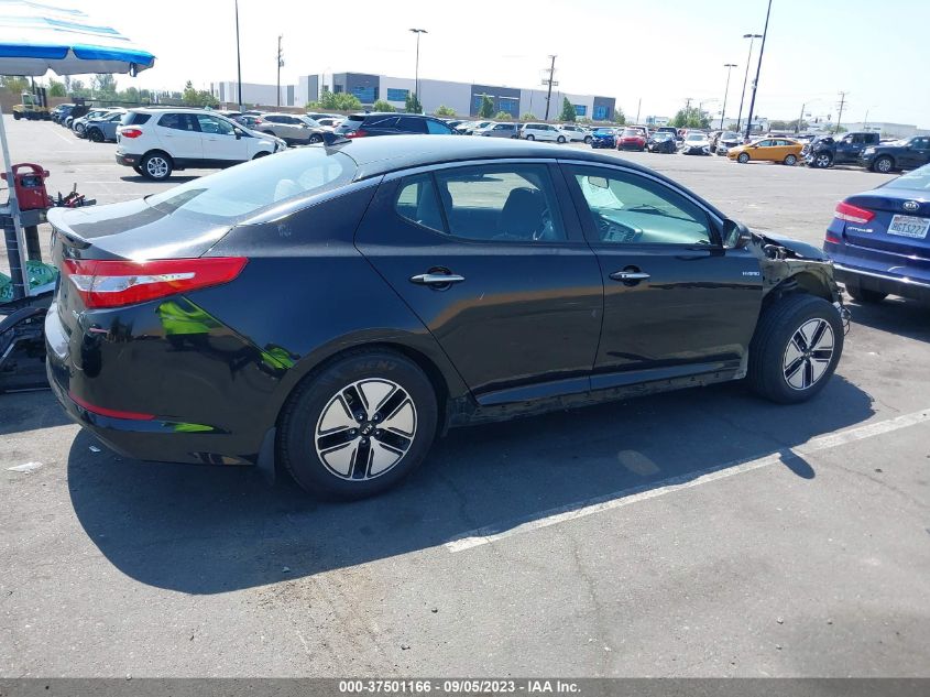 2013 KIA OPTIMA HYBRID LX - KNAGM4AD5D5062348
