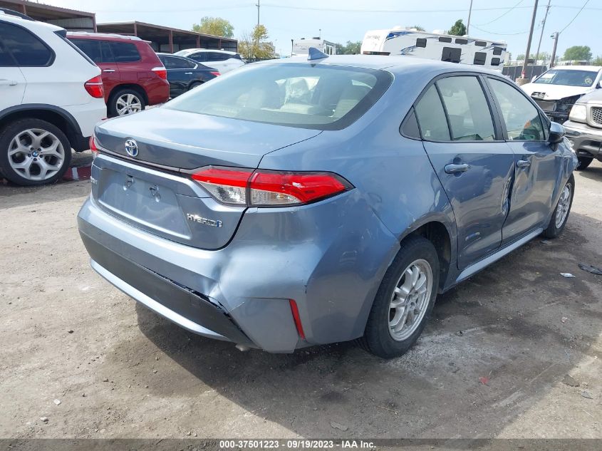 JTDEAMDE8NJ054373 Toyota Corolla HYBRID LE 4