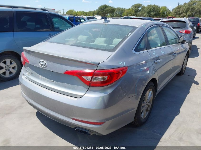 2016 HYUNDAI SONATA 2.4L SE - 5NPE24AF7GH267451