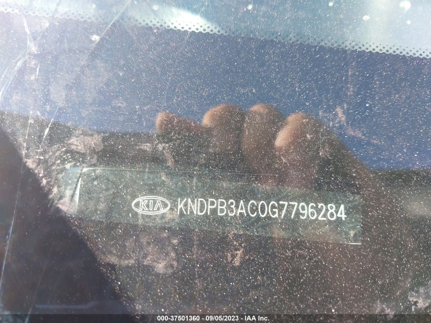 2016 KIA SPORTAGE LX - KNDPB3AC0G7796284