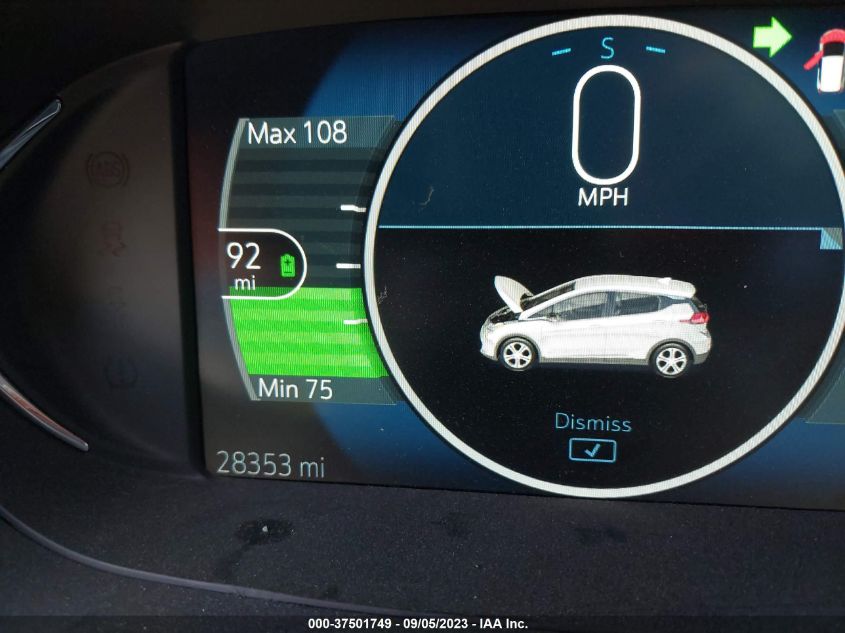 2020 CHEVROLET BOLT EV LT - 1G1FY6S0XL4110790