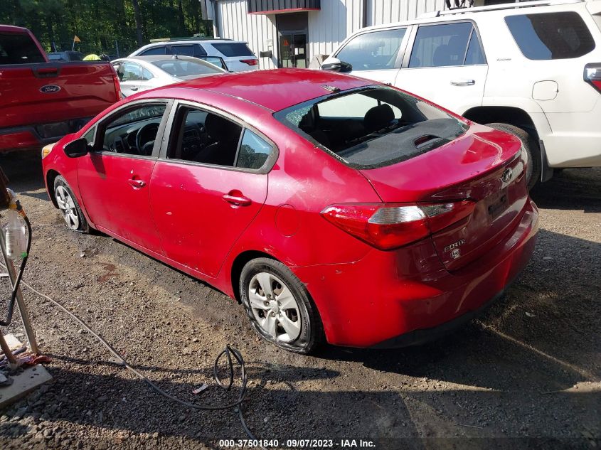 2016 KIA FORTE LX - KNAFK4A67G5614049