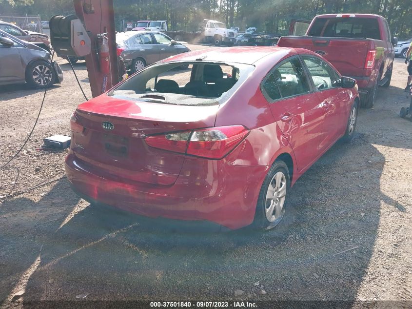 2016 KIA FORTE LX - KNAFK4A67G5614049