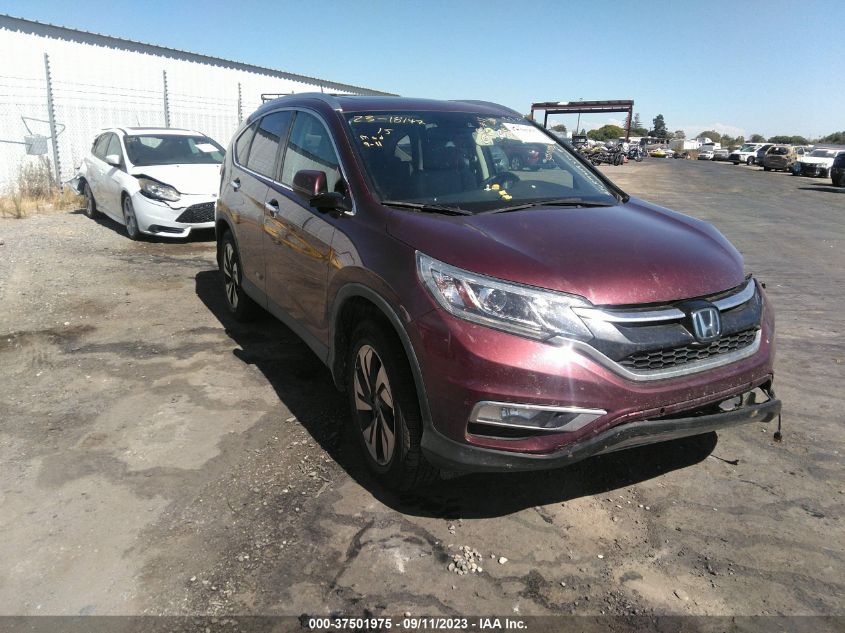 2015 HONDA CR-V TOURING - 5J6RM4H9XFL801137