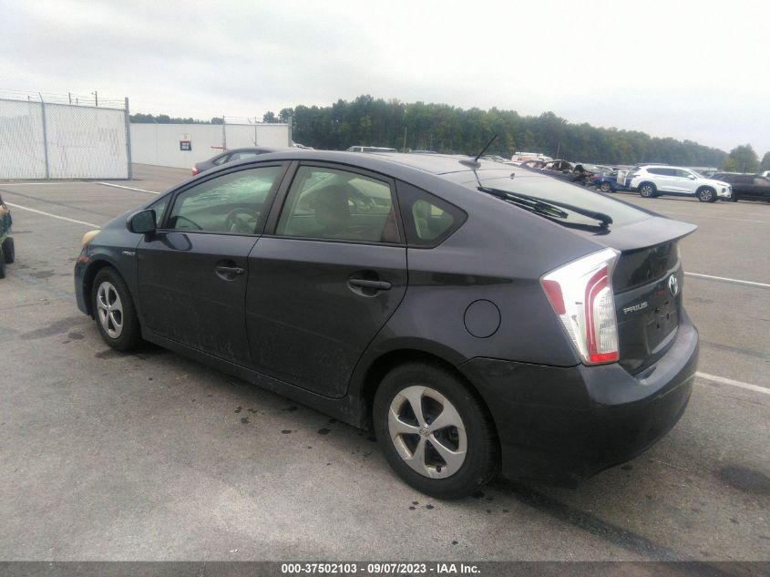 2013 TOYOTA PRIUS ONE/TWO/THREE/FOUR/FIVE - JTDKN3DU6D5625312