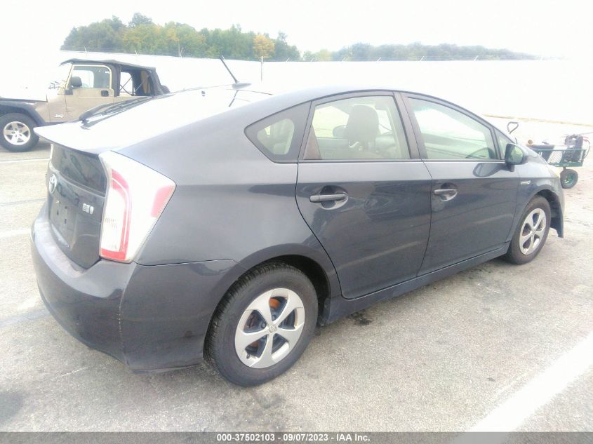 2013 TOYOTA PRIUS ONE/TWO/THREE/FOUR/FIVE - JTDKN3DU6D5625312