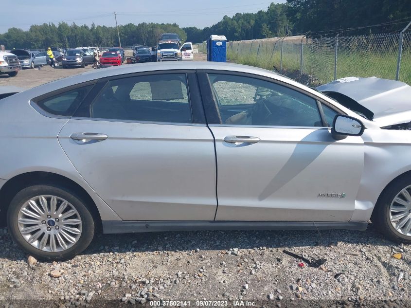 2016 FORD FUSION S HYBRID - 3FA6P0UU0GR292672