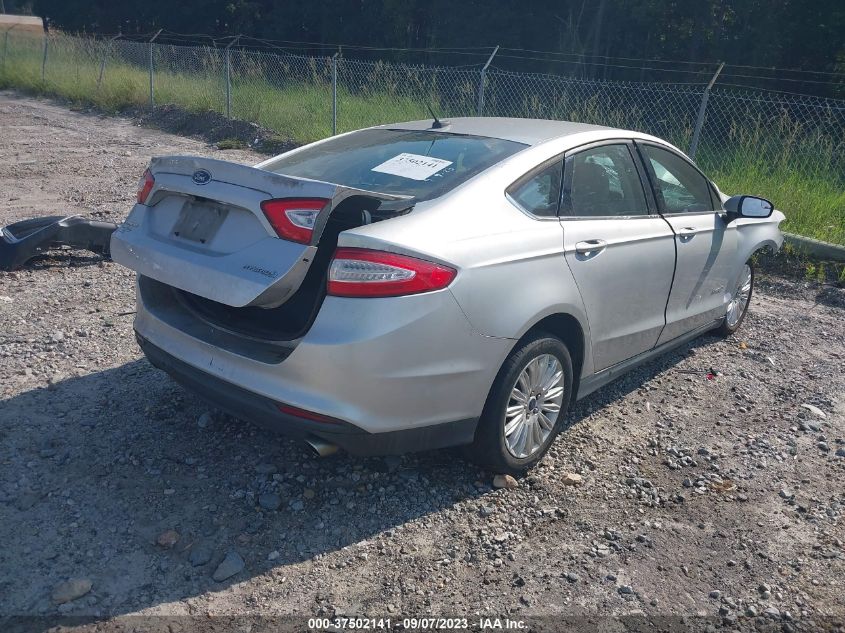 2016 FORD FUSION S HYBRID - 3FA6P0UU0GR292672