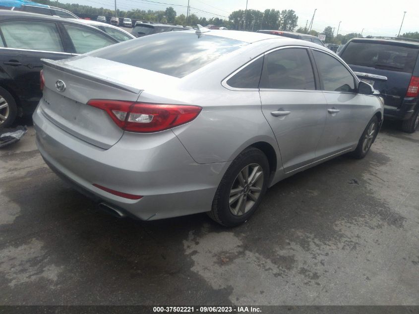 2015 HYUNDAI SONATA 2.4L SE - 5NPE24AF8FH010653