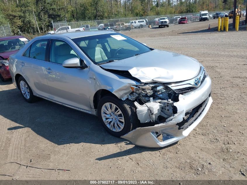 2014 TOYOTA CAMRY HYBRID/LE/XLE - 4T1BD1FK8EV098590