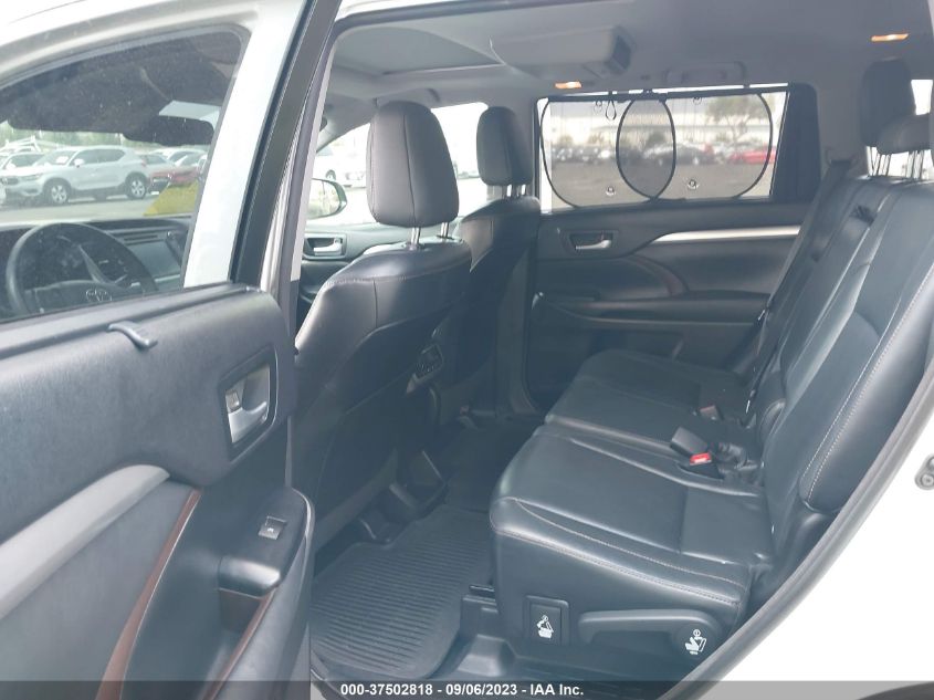 2015 TOYOTA HIGHLANDER XLE - 5TDKKRFH0FS038239