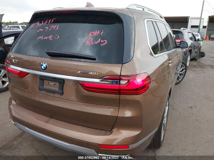 2020 BMW X7 XDRIVE40I 5UXCW2C06L9B86440