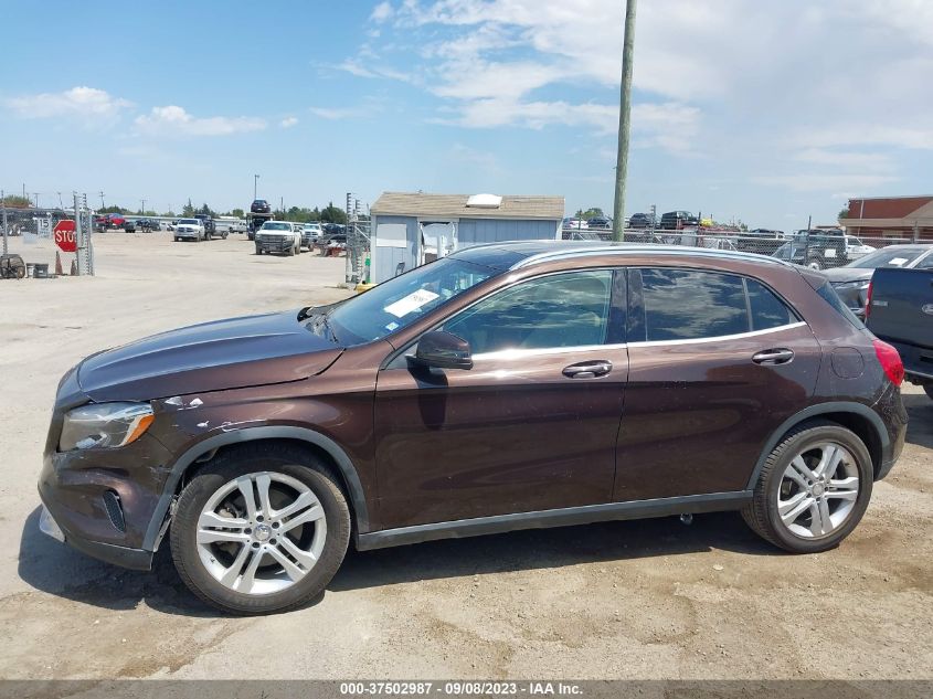 2016 MERCEDES-BENZ GLA GLA 250 - WDCTG4GB0GJ209485