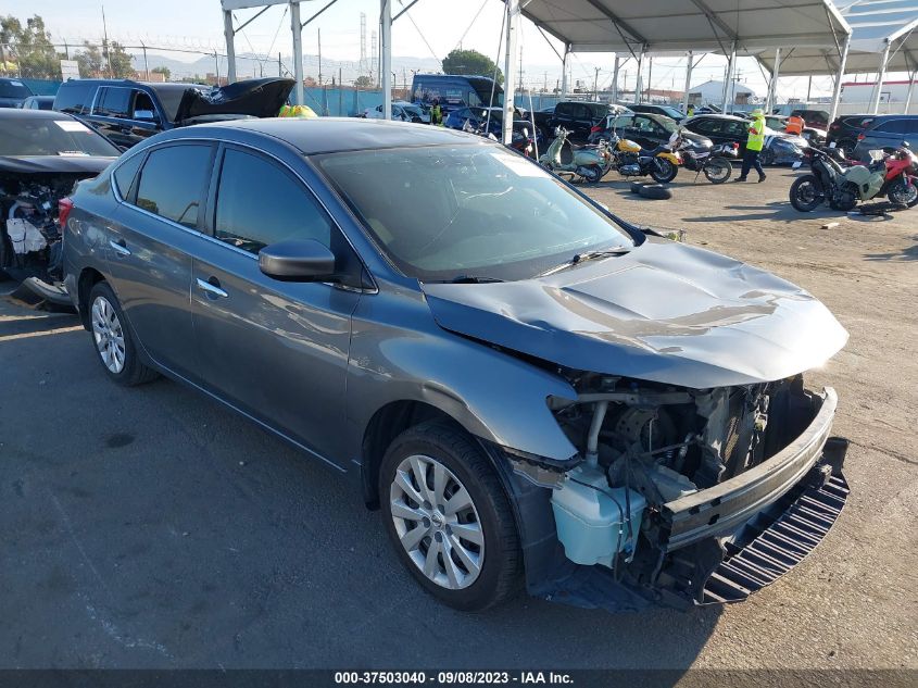 2019 NISSAN SENTRA S - 3N1AB7APXKY297227