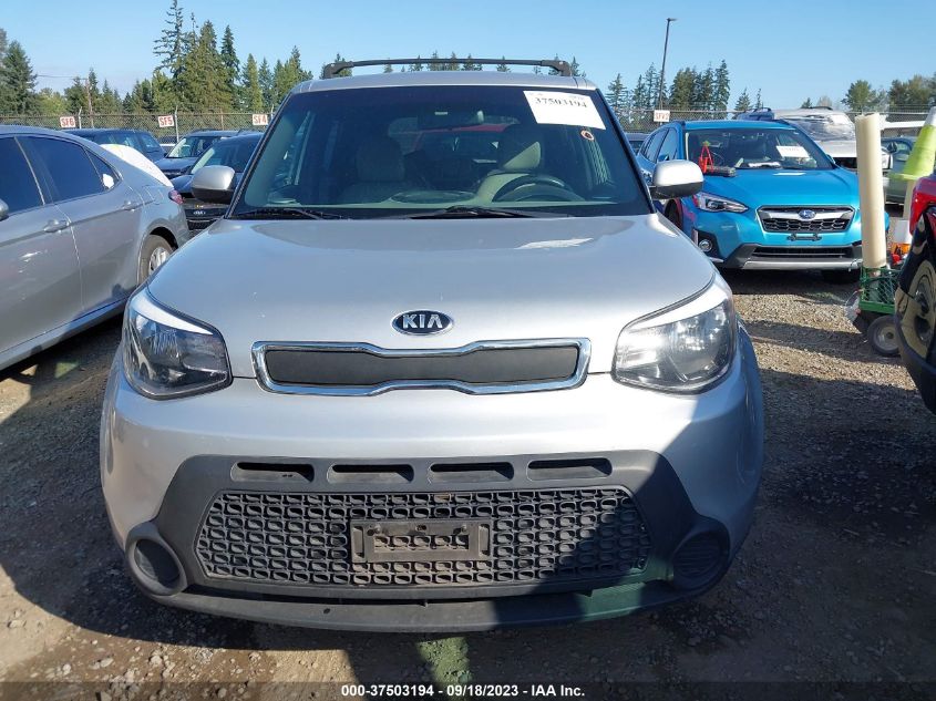 2016 KIA SOUL BASE - KNDJN2A25G7859054
