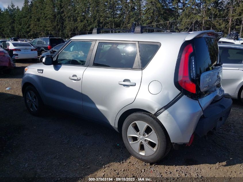 2016 KIA SOUL BASE - KNDJN2A25G7859054