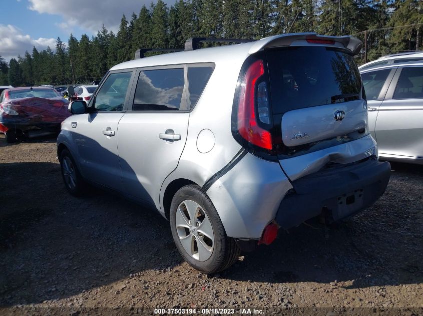 2016 KIA SOUL BASE - KNDJN2A25G7859054