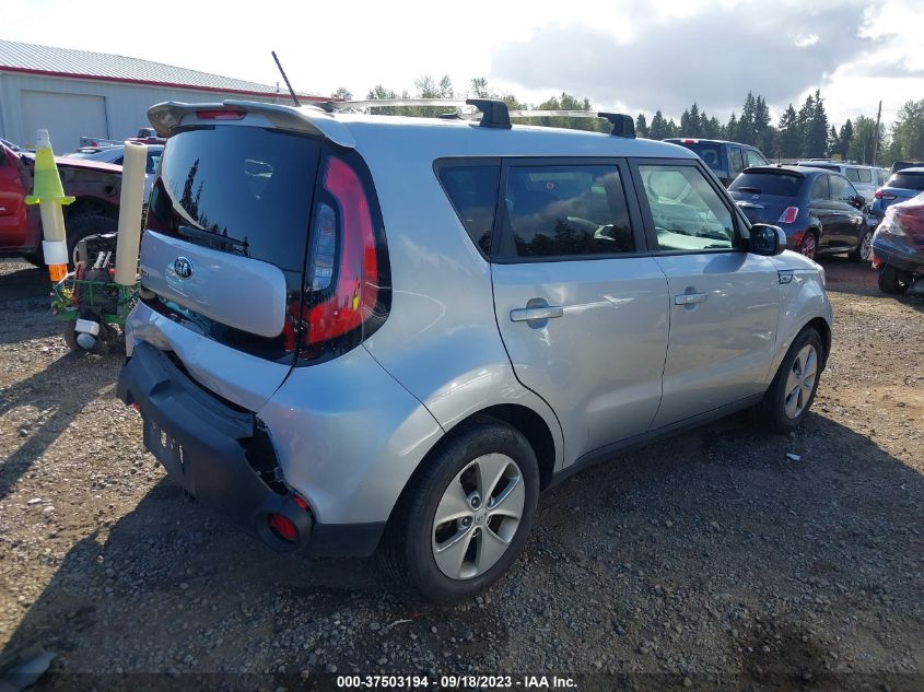 2016 KIA SOUL BASE - KNDJN2A25G7859054