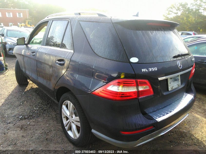 2013 MERCEDES-BENZ M-CLASS ML 350 4JGDA5HBXDA198874