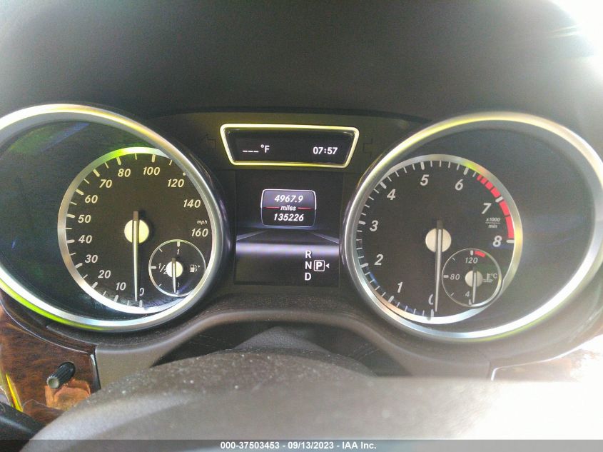2013 MERCEDES-BENZ M-CLASS ML 350 4JGDA5HBXDA198874