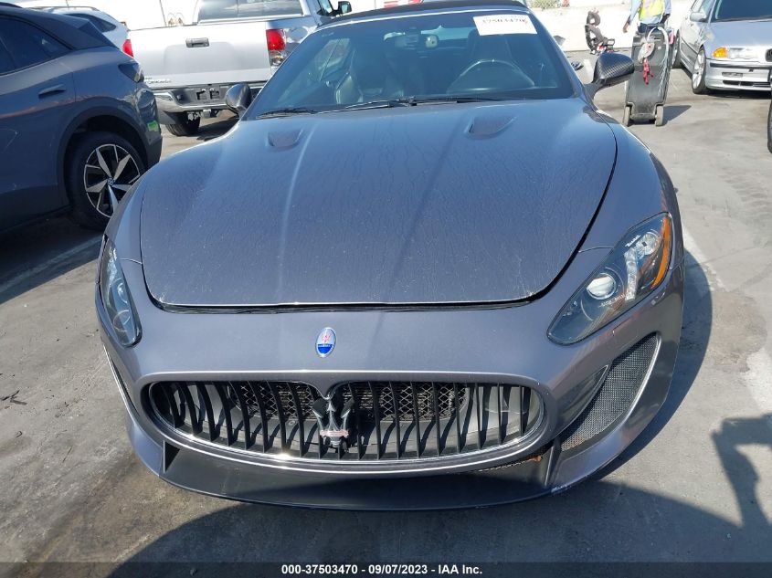 2013 MASERATI GRANTURISMO CONVERTIBLE SPORT ZAM45VMA5D0071280