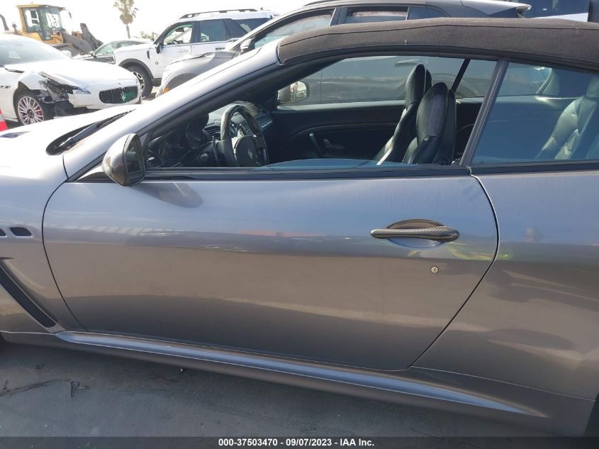 2013 MASERATI GRANTURISMO CONVERTIBLE SPORT ZAM45VMA5D0071280