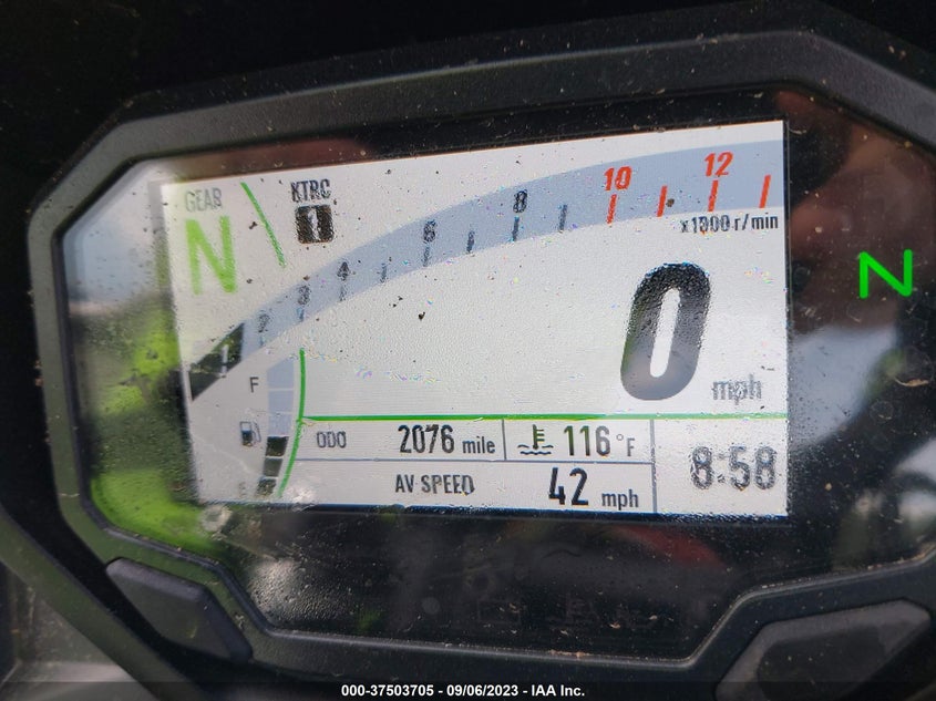 VIN ML5EXER12PDA90813 2023 KAWASAKI EX650 R