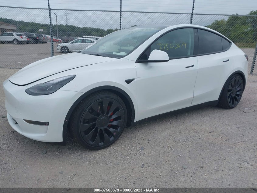 VIN 7SAYGDEF0NF552323 2022 TESLA MODEL Y PERFORMANCE