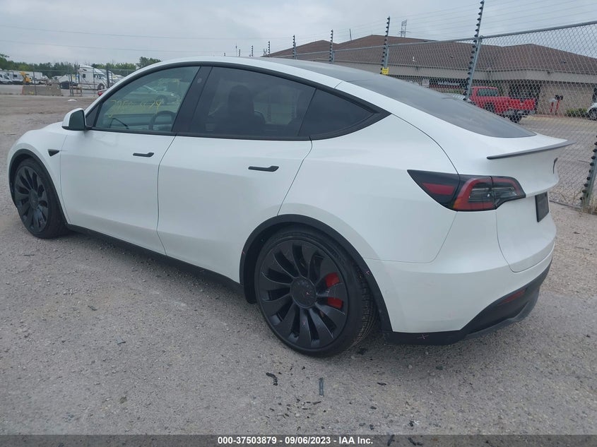 VIN 7SAYGDEF0NF552323 2022 TESLA MODEL Y PERFORMANCE