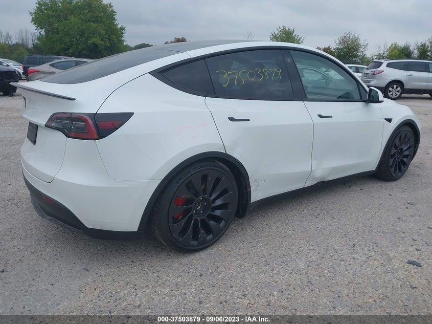 VIN 7SAYGDEF0NF552323 2022 TESLA MODEL Y PERFORMANCE