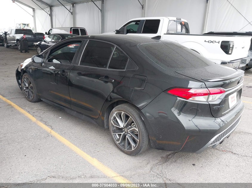 VIN 5YFP4MCE8MP078734 2021 TOYOTA COROLLA SE
