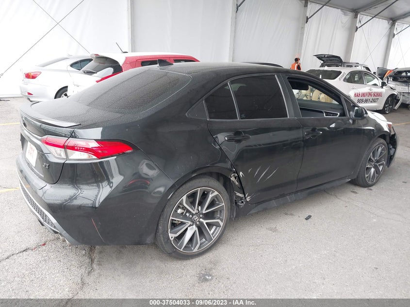 VIN 5YFP4MCE8MP078734 2021 TOYOTA COROLLA SE