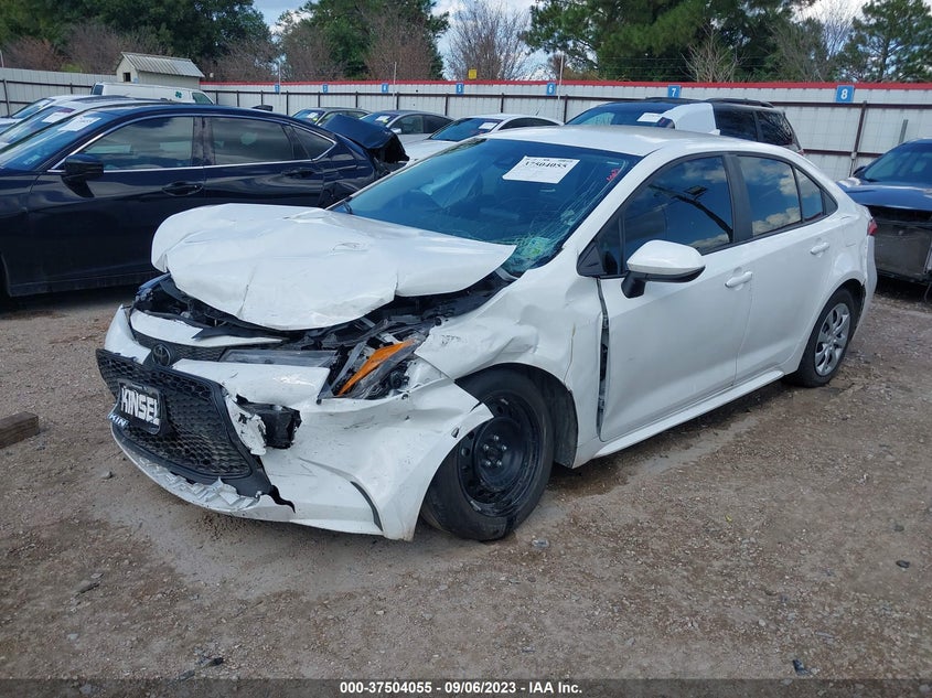 VIN 5YFEPMAE9NP373201 2022 TOYOTA COROLLA LE