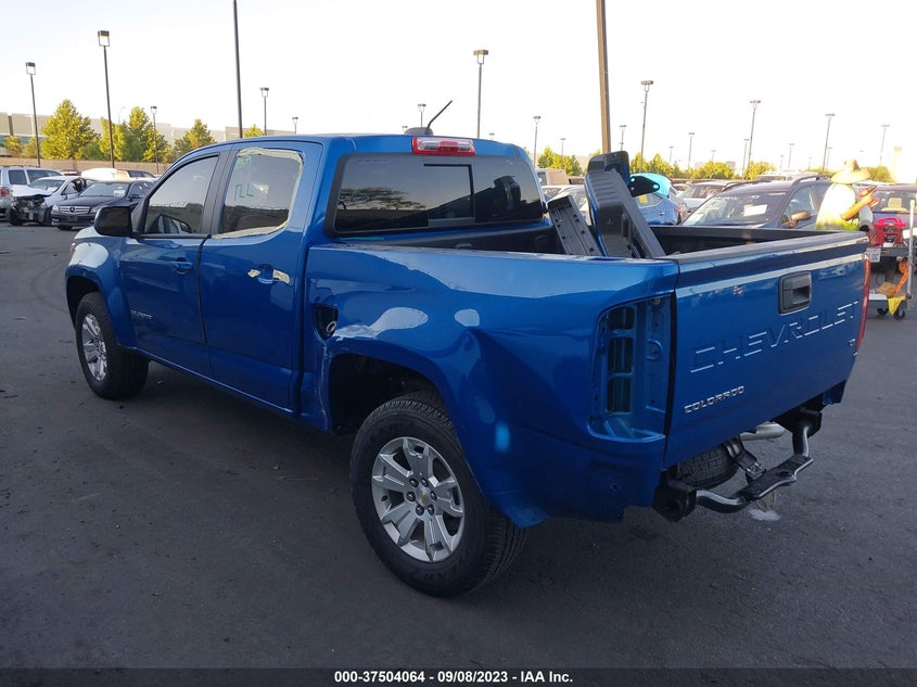 VIN 1GCGSCEA9M1123632 2021 CHEVROLET COLORADO 2WD LT