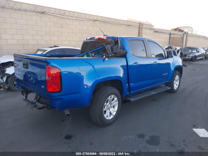 VIN 1GCGSCEA9M1123632 2021 CHEVROLET COLORADO 2WD LT