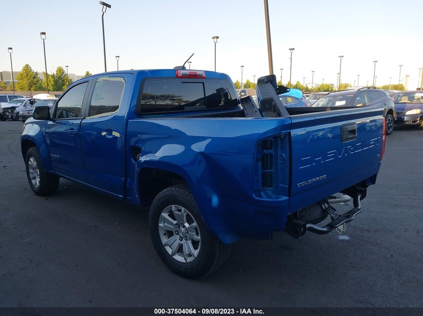 VIN 1GCGSCEA9M1123632 2021 CHEVROLET COLORADO 2WD LT