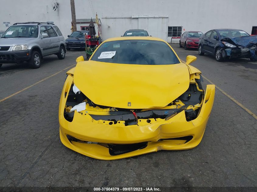 2013 FERRARI 458 ITALIA ZFF67NFA7D0191068