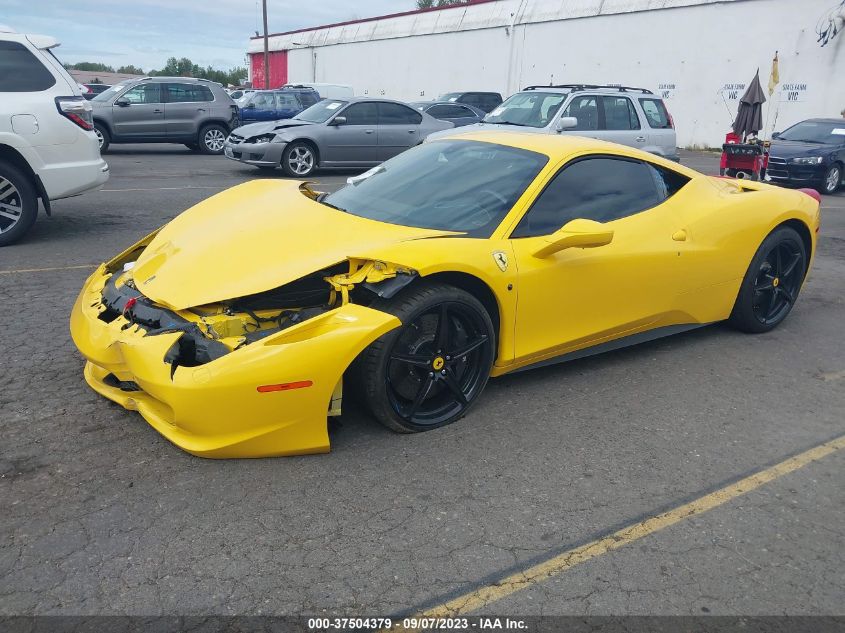 2013 FERRARI 458 ITALIA ZFF67NFA7D0191068