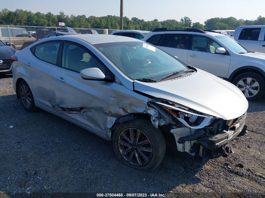 2016 HYUNDAI ELANTRA SE - KMHDH4AE3GU546513