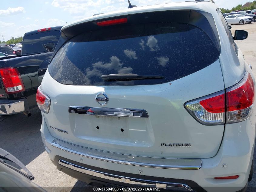 2015 NISSAN PATHFINDER PLATINUM - 5N1AR2MNXFC662053