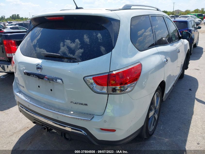 2015 NISSAN PATHFINDER PLATINUM - 5N1AR2MNXFC662053