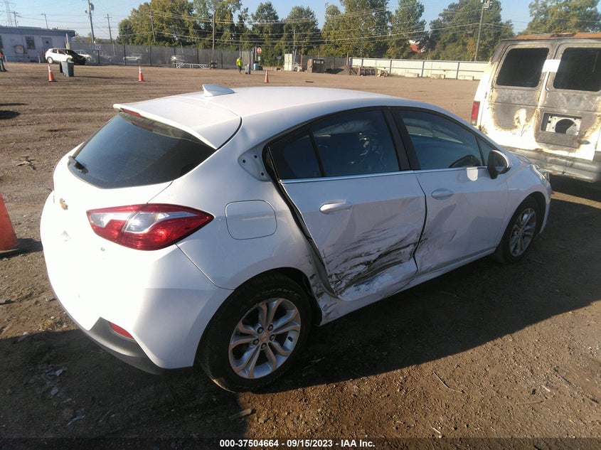 VIN 3G1BE6SM8KS522697 2019 CHEVROLET CRUZE LT