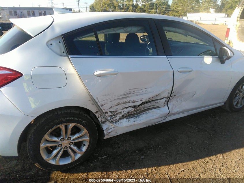 VIN 3G1BE6SM8KS522697 2019 CHEVROLET CRUZE LT