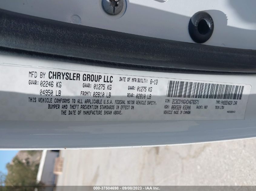 2013 DODGE CHALLENGER SXT - 2C3CDYAGXDH676571